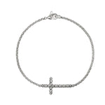 Load image into Gallery viewer, JOHN HARDY Essentials Spiritual Silver Cross Bracelert