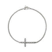 JOHN HARDY Essentials Spiritual Silver Cross Bracelert