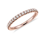 Load image into Gallery viewer, SPARK CREATIONS 18K Rose Gold Diamond Eternity Band