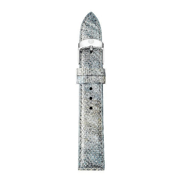 MICHELE 18mm Fog Snake Leather Strap - FINAL SALE