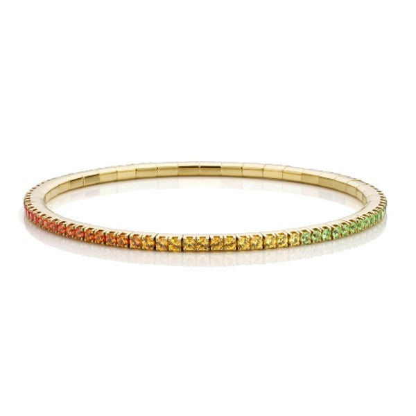 Rainbow Stretchable Tennis Bracelet