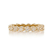 SETHI COUTURE 18K Yellow Gold Rosetta White Diamond Band