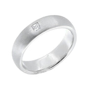 Men's Platinum Diamond Wedding Band
