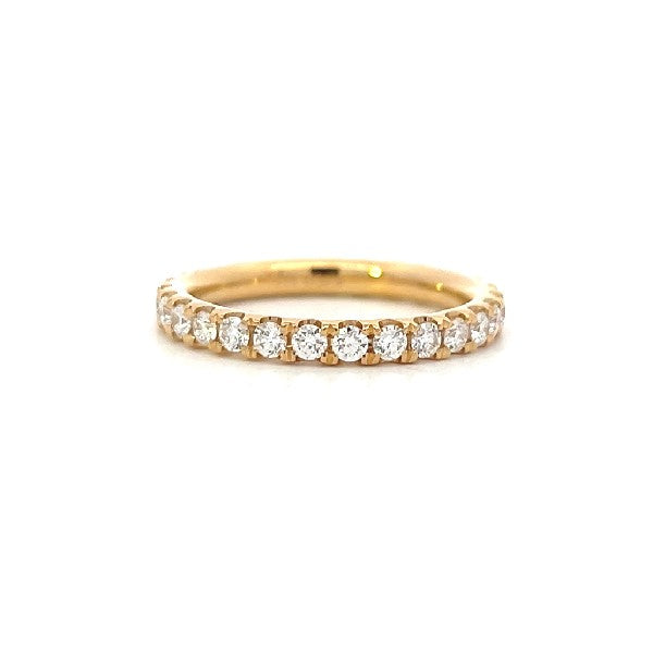 18K Yellow Gold Diamond Eternity Band 0.93cttw