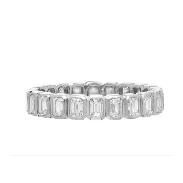 SETHI COUTURE 18K White Gold Nea Radiant Cut Diamond Band