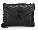 Load image into Gallery viewer, Pre-Owned YSL Medium Loulou Matelassé Leather Shoulder Bag
