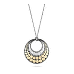 Load image into Gallery viewer, JOHN HARDY Dot Reversible Open Circle Necklace
