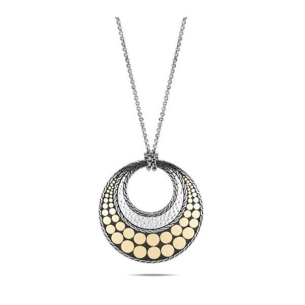 JOHN HARDY Dot Reversible Open Circle Necklace