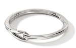 Load image into Gallery viewer, Surf Sterling Silver Hinged Bangle Bracelet
