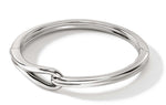 Load image into Gallery viewer, JOHN HARDY Surf Sterling Silver Hinged Bangle Bracelet
