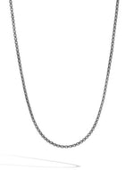 Load image into Gallery viewer, Classic 2mm Box Chain in Black Rhodium