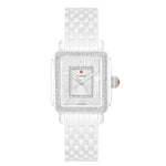 Load image into Gallery viewer, MICHELE Deco Madison White Ceramic Diamond Watch - FINAL SALE