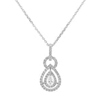 Load image into Gallery viewer, Pear Diamond Pendant
