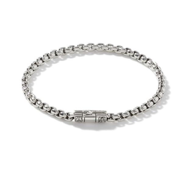 JOHN HARDY Men's Box Chain 4mm Sterling Silver Bracelet