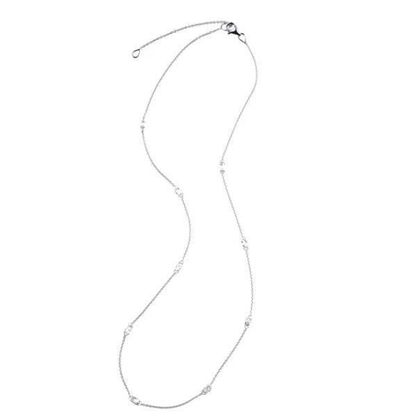 SETHI COUTURE 18K White Gold Katherine Briolette White Diamond Chain