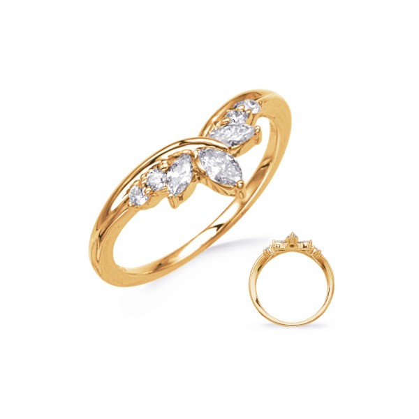 14K Yellow Gold Diamond Ring