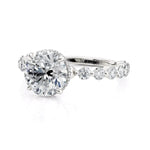 Load image into Gallery viewer, MICHAEL M Crown Round Center Engagement Ring
