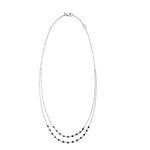 Load image into Gallery viewer, SETHI COUTURE 18K White Gold Jillian Double Strand Necklace
