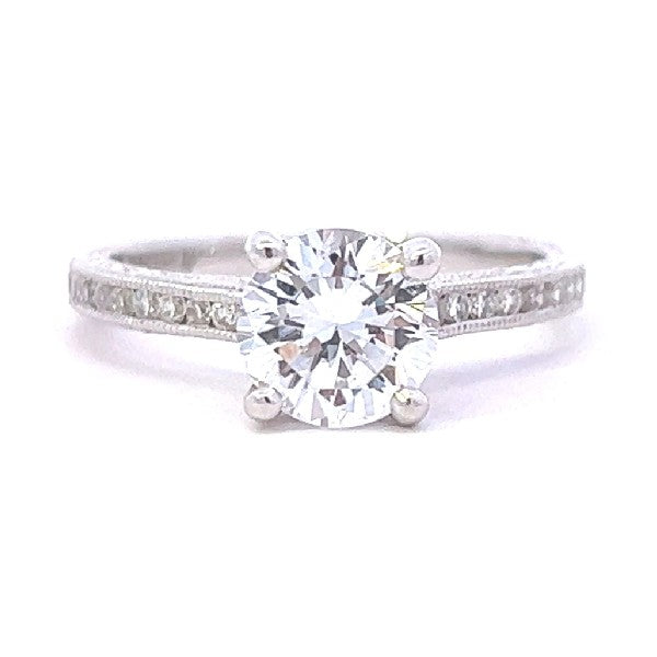 BEVERLY K Hidden Halo Engagement Ring