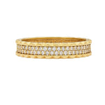Load image into Gallery viewer, SETHI COUTURE 18K Yellow Gold Luisa White Diamond Band