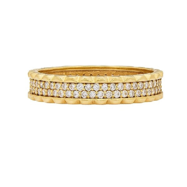 SETHI COUTURE 18K Yellow Gold Luisa White Diamond Band