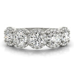 Load image into Gallery viewer, 5-Stone Halo Ring
