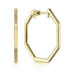 Load image into Gallery viewer, Geometric Classic Hoop Earrings
