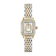 MICHELE Deco Madison Mini Diamond Two-Tone 18K Gold-Plated Watch
