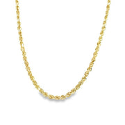 ESTATE 14K Yellow Gold Rope Chain 20