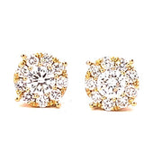 Diamond Cluster Earrings
