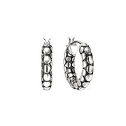 JOHN HARDY Dot Silver Hoop Earrings-15mm