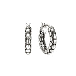Load image into Gallery viewer, JOHN HARDY Dot Silver Hoop Earrings-15mm