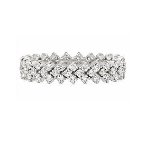 SETHI COUTURE 18K White Gold Vida White Diamond Band