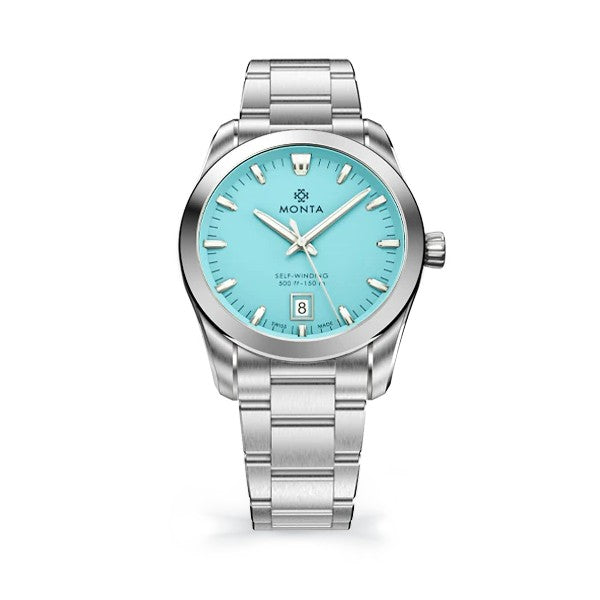 MONTA Noble Automatic 38.5mm Turquoise Blue