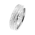 Load image into Gallery viewer, Men's Silver Wedding Band