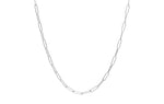 Load image into Gallery viewer, ANNA BECK Elongated Box Chain Necklace Silver
