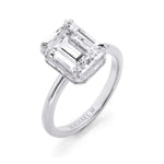Load image into Gallery viewer, Emerald Cut Diamond Engagement Ring
