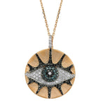 Load image into Gallery viewer, Eye Light Multi-Color Diamond Necklace
