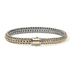 Load image into Gallery viewer, JOHN HARDY Silver &amp; 14K Yellow Gold Reversible Icon Bracelet, 6.5MM