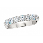 Load image into Gallery viewer, 7-Stone Diamond Anniversary Band 0.53CT