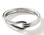 Load image into Gallery viewer, JOHN HARDY Surf Silver Hinged Bangle
