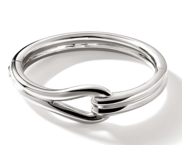 JOHN HARDY Surf Silver Hinged Bangle