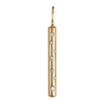 Load image into Gallery viewer, HEATHER B. MOORE 14K Yellow Gold Diamond Medium Round Bar
