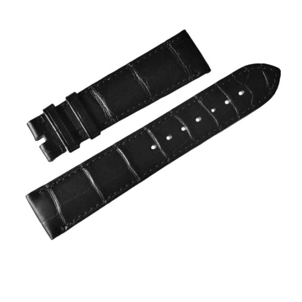 OMEGA DeVille Black Alligator Leather Watch Strap 20mm