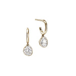Load image into Gallery viewer, JOHN HARDY 14K Yellow Gold JH Lovestruck™ Hoop Earrings With Lab Diamonds-1.50Cttw