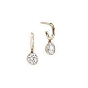 JOHN HARDY 14K Yellow Gold JH Lovestruck™ Hoop Earrings With Lab Diamonds-1.50Cttw