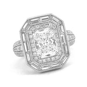 Vintage Halo Engagement Ring