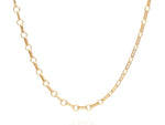 Load image into Gallery viewer, ANNA BECK Bar &amp; Ring Chain Collar Necklace - Gold
