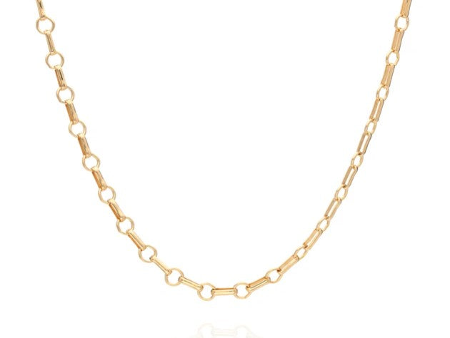 ANNA BECK Bar & Ring Chain Collar Necklace - Gold