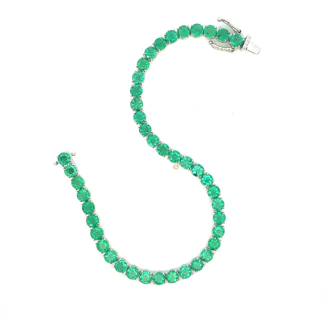 VALANI Emerald Tennis Bracelet